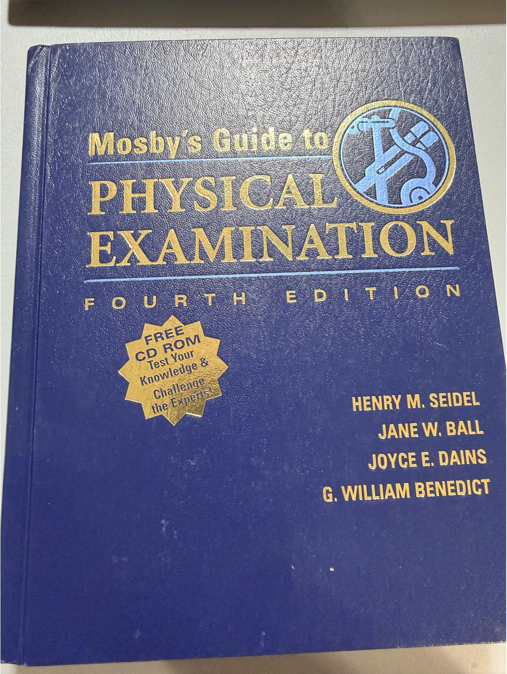 Mosby's Guide to Physical Examination 4th Edition Seidel Ball Hardcover Textbook